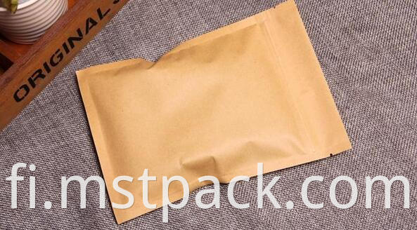 Zip lock flat bag